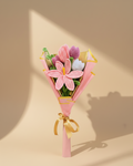 Handmade Lily & Tulip Crochet Bouquet